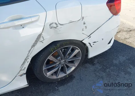 2021 Honda Civic Ex-L z USA, uszkodzony, nr VIN 19XFC1F7XME209304